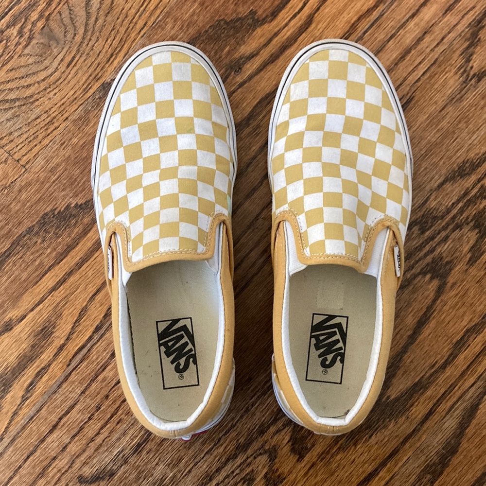 Vans Checkered Slip-ons Women 8.5, Men’s 7